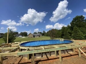 Grading & Land Clearing in Easley, SC project by Upstate Construction & Renovation