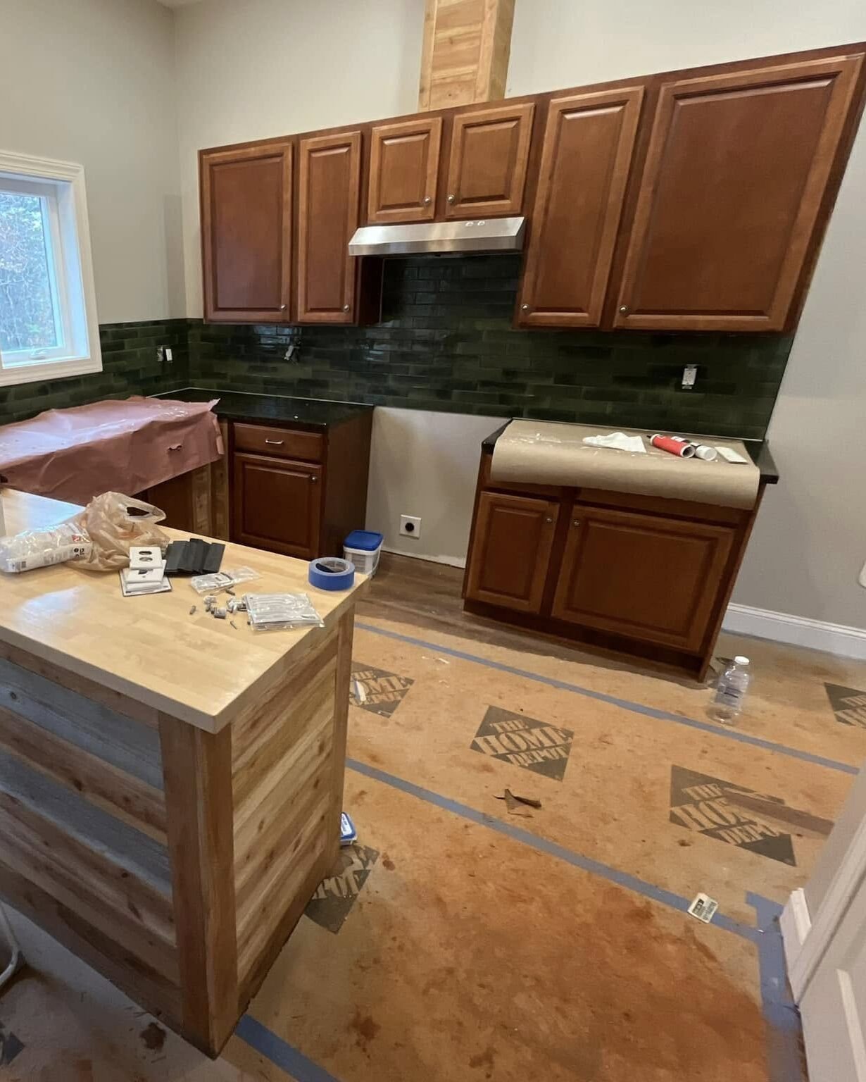 Countertop Installation in Easley, SC project by Upstate Construction & Renovation