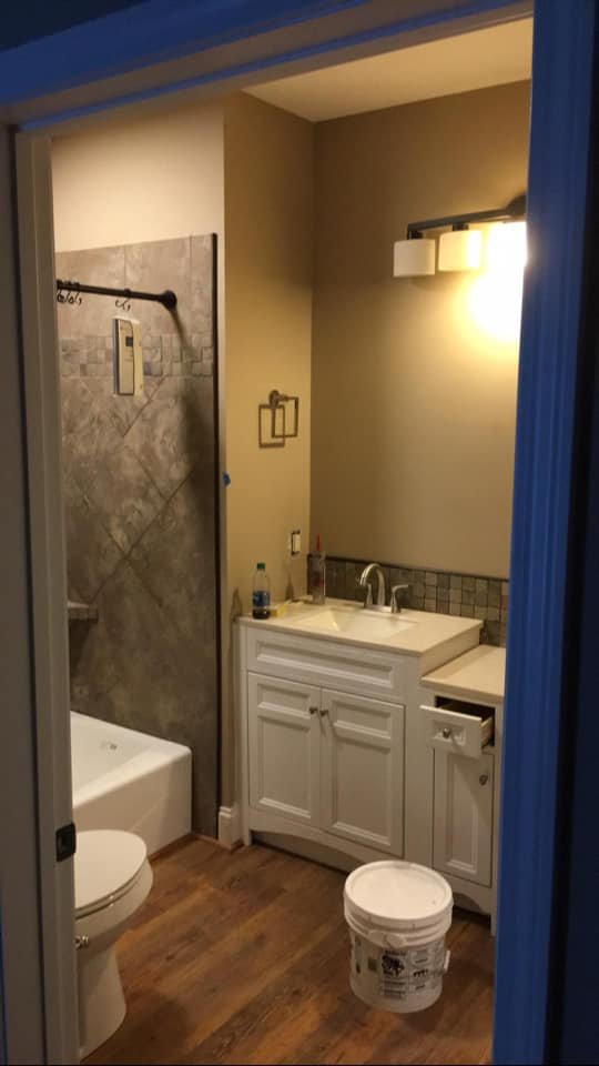 Vanity & Fixture Installation in Easley, SC project by Upstate Construction & Renovation