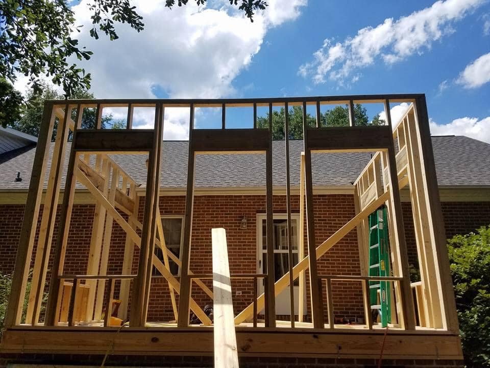 Framing Services in Easley, SC project by Upstate Construction & Renovation