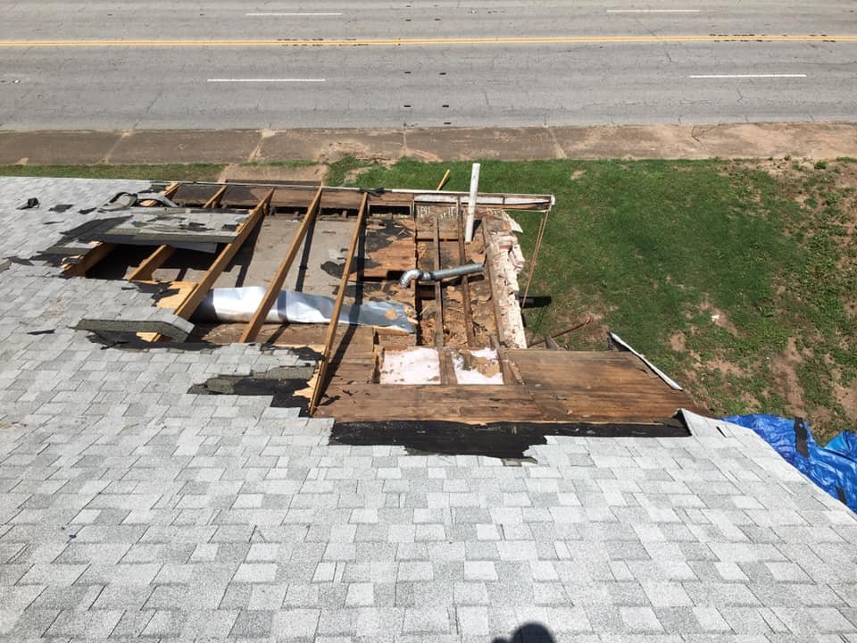 Storm Damage Roof Repair in Easley, SC project by Upstate Construction & Renovation