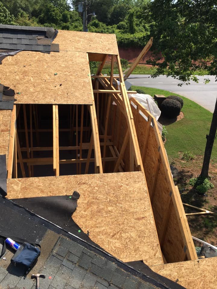 Storm Damage Roof Repair in Easley, SC project by Upstate Construction & Renovation