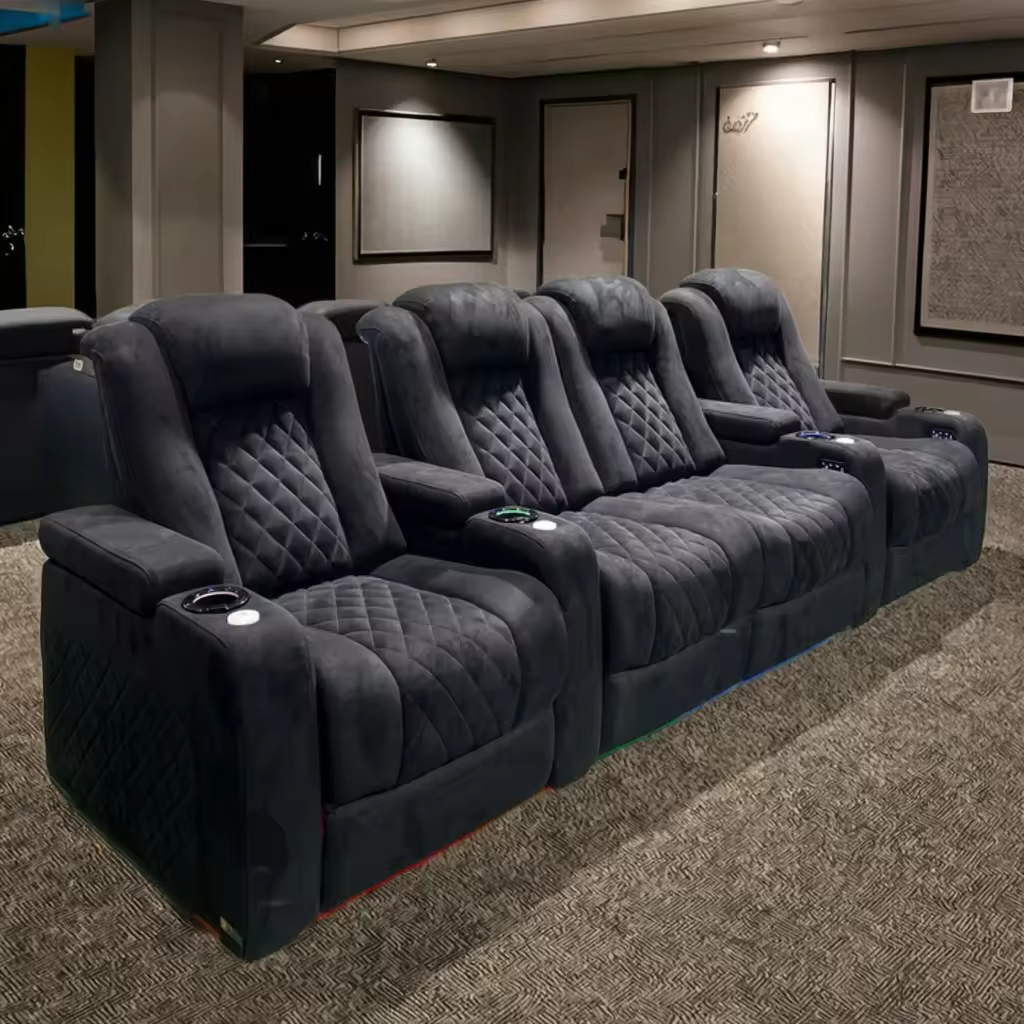 Custom Home Theater Design Built for Performance & Comfort in Easley, SC | Upstate Construction