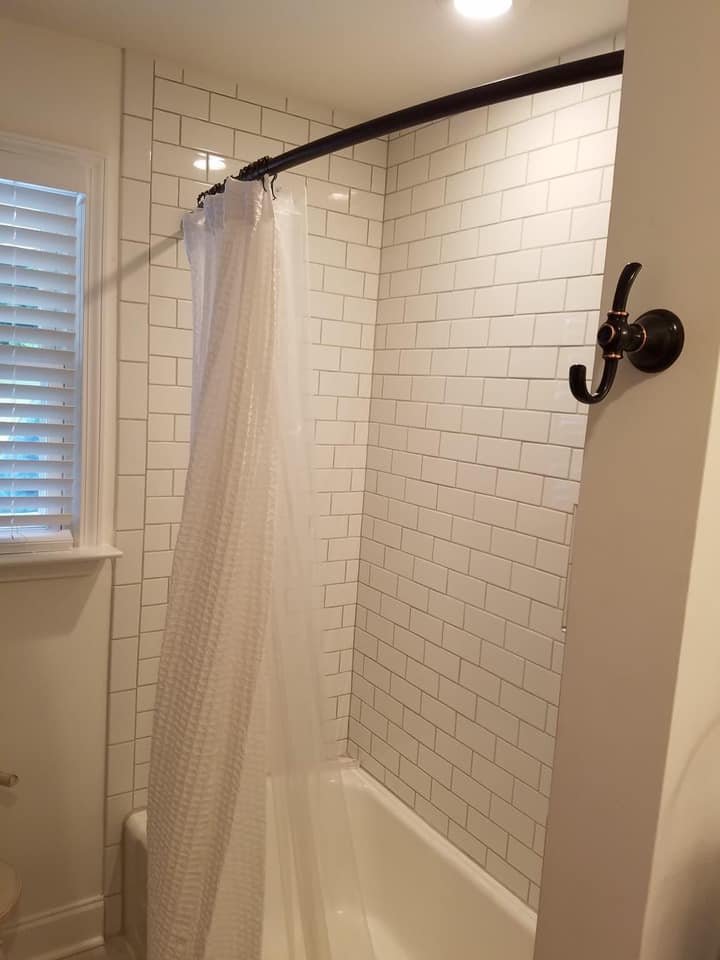 Tub-to-Shower Conversion in Easley, SC project by Upstate Construction & Renovation