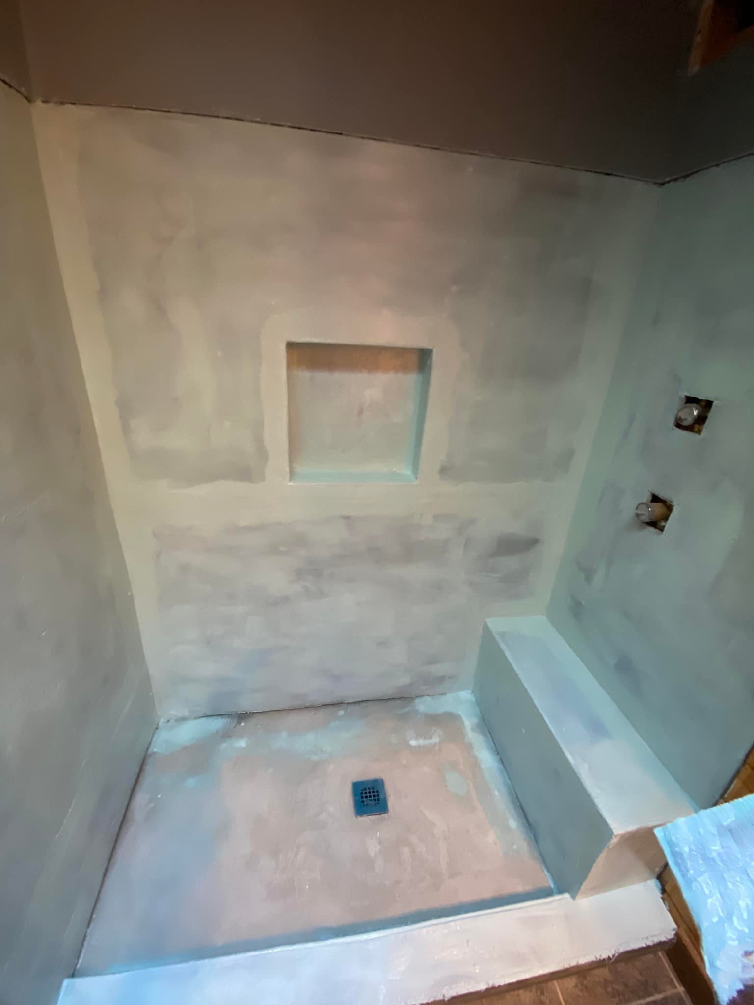 Bathroom Tile Installation in Easley, SC project by Upstate Construction & Renovation