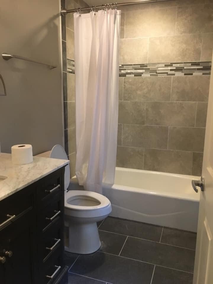Tub-to-Shower Conversion in Easley, SC project by Upstate Construction & Renovation