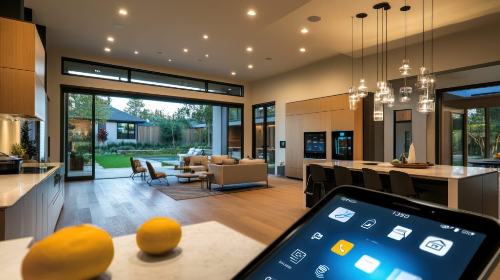 Modern living room planning concept for a home remodeling project in Upstate SC
